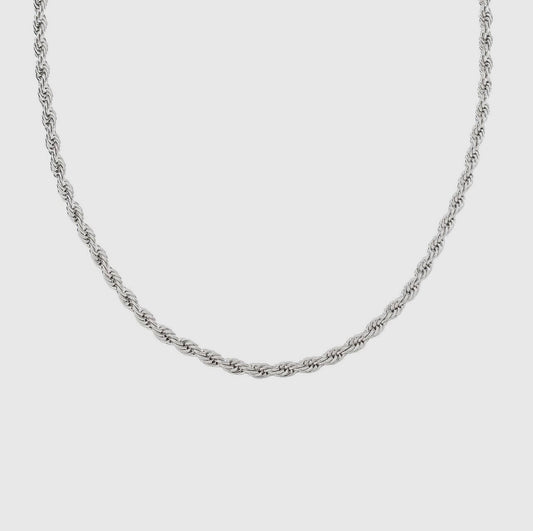Chunky Rope Chain - Silver