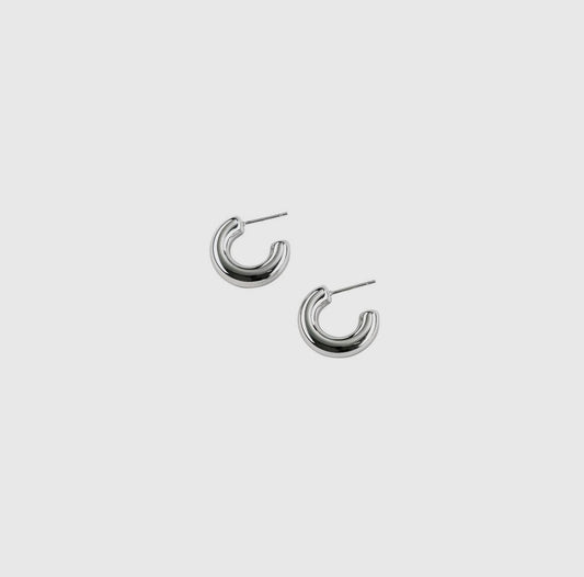 Lucy Hoops Silver