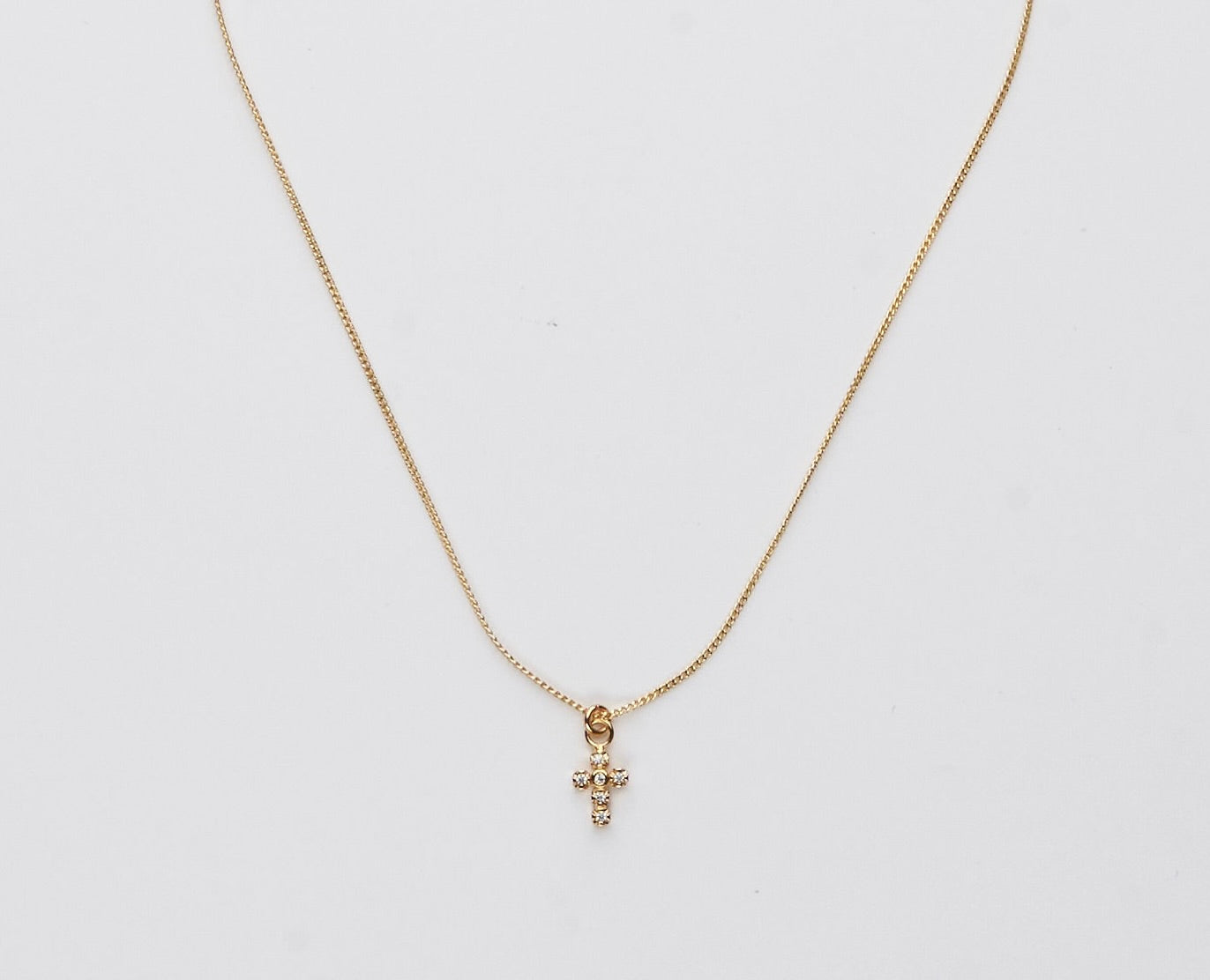 Shiny Cross Necklace