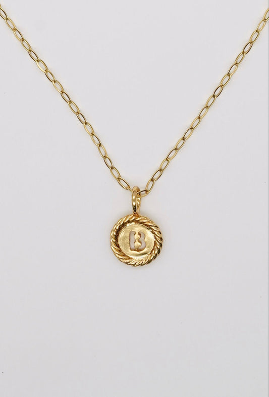Sealed Initial Necklace